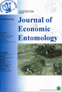 Journal of economic Entomology, Vol 105, No. 3, June 2012