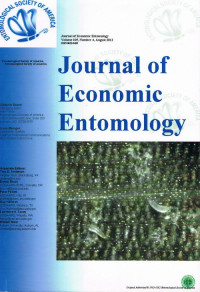 Journal of Economic Entomology, Vol 105, no 4, August 2012