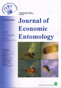 Journal of Economic Entomology, vol 106, no 4, August 2013