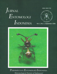 Jurnal Entomologi Indonesia, Vol.3, No.2, Sept 2006