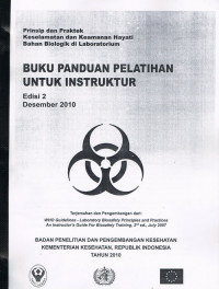 Buku Panduan Pelatihan Untuk Instruktur, Edisi 2 Desember 2010