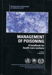 MANAGEMENT OF POISONING : A handbook for health care workers