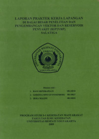 Laporan Praktek Kerja Lapangan di B2P2VRP Salatiga