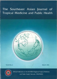 The Southeast Asian Journal of Tropical Medicine and Public Health Vol 45 No.2 March 2014