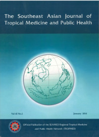 The Southeast Asian Journal of Tropical Medicine and Public Health Vol 45 No.1 January 2014