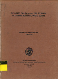 Ekstoparasit pada Rattus Spp. yang Tertangkap di Kelurahan di Kelurahan Manggarai, Jakarta Selatan