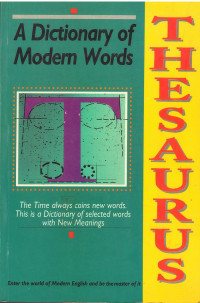 A Dictionary of Modern Words