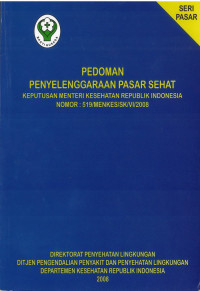 Pedoman Penyelenggaraan Pasar Sehat