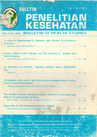 Bulletin Penelitian Kesehatan = Bulletin of Health Studies Vol. 15 No.3 1987