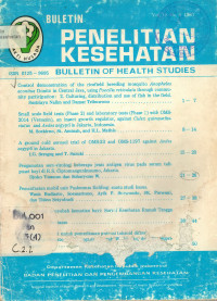 Bulletin Penelitian Kesehatan = Bulletin of Health Studies Vol. 15 No.4 1987