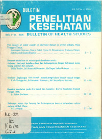 Bulletin Penelitian Kesehatan = Bulletin of Health Studies Vol. 16 No.4 1989