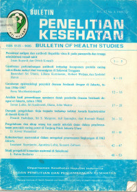 Bulletin Penelitian Kesehatan = Bulletin of Health Studies Vol. 17 No.3 1989