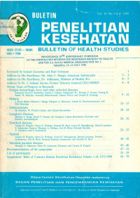 Bulletin Penelitian Kesehatan = Bulletin of Health Studies Vol. 18 No.3&4 1990