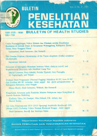 Bulletin Penelitian Kesehatan = Bulletin of Health Studies Vol. 21 No.3 1993