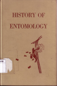 Hiatory Of Entomology