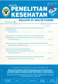 Buletin Penelitian Kesehatan : Vol.37 No.2 - 2009