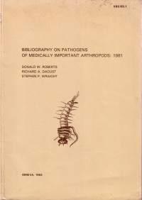 Bibliography On Pathogens Of Medically Important Arthopods