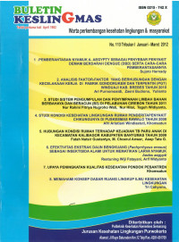 Buletin Keslingmas No. 113 Tribulan 1 Januari - Maret 2012