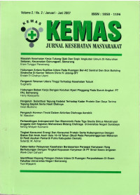 KEMAS : Vol. 2 No. 2 Januari - Juni 2007