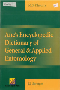 Ane's Encyclopedic Dictionary of General & Applied Entomology