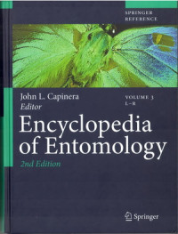 Encyclopedia of Entomology; Volume 3 L-R; 2nd edition