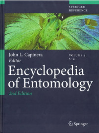 Encyclopedia of Entomology; Volume 4; 2 Edition