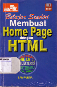 Belajar Sendiri Membuat Home Page dengan HTML