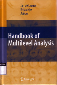 Handbook of Multilevel Analysis