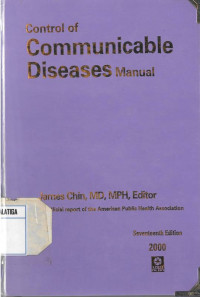 Control Of Communicable Disease Manual