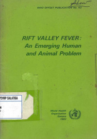 Rift Valley Fever An Emerging Human and Animal Problem