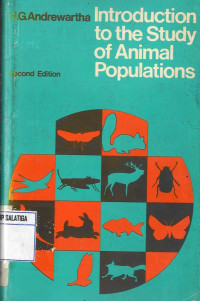 Introduction To The Study Of Animal Populations