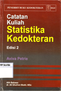 Catatan Kuliah Statistika Kedokteran