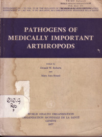 Pathogens Of Medically Important Arthropods