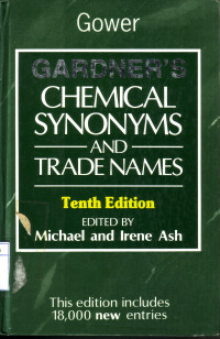 Gardner's Chemical Synonums and Trade Names