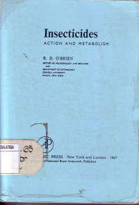 Insecticides Action and Metabolism