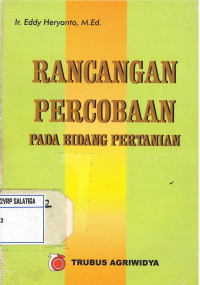 Rangkuman Percobaan Pada Bidang Pertanian