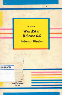 WordStar Release 6.0 Pedoman Ringkas