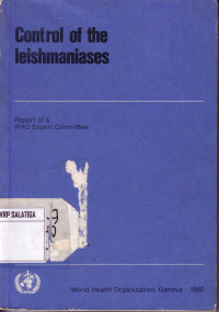 Control of The Leishmaniases