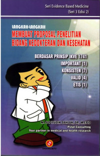 Langkah-langkah membuat Proposal Penelitian bidang kesehatan