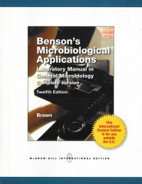 Bensons Microbiological applications