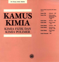 Kamus Kimia : Kimia Fizik dan Kimia Polimer